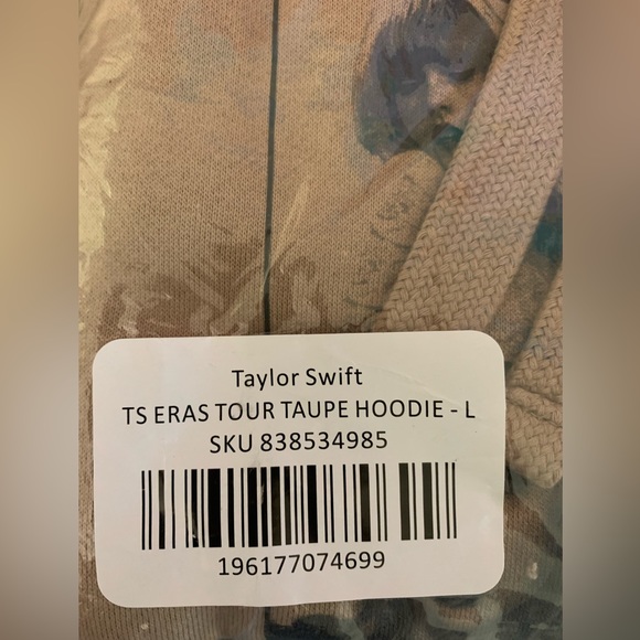 NEW Taylor Swift The Eras Tour Taupe Hoodie MULTIPLE SIZES - Picture 7 of 9